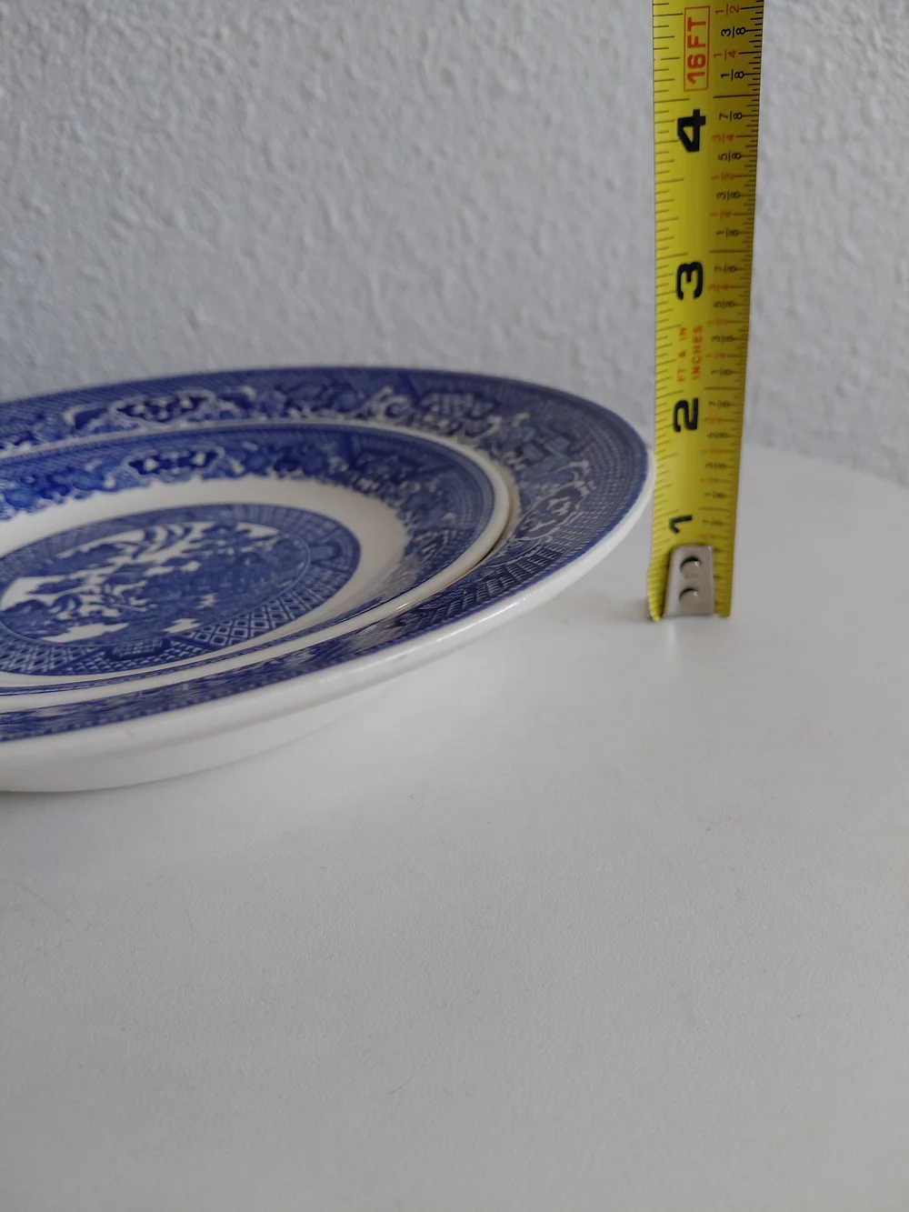 Vtg Willow Ware Royal China Royal Ironstone 2 Matched Dinner Plates